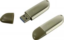Флешка Netac U352, 64Gb, USB 3.0, Серебристый/Коричневый NT03U352N-064G-30PN