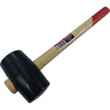 Киянка с деревянной ручкой TOOLAS 340 гр. (черная резина) 00008613