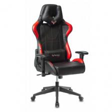 Компьютерное кресло Zombie VIKING 5 AERO игровое, обивка: искусственная кожа, цвет: черный/красный