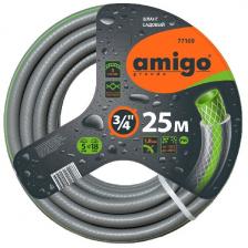 Шланг садовый Amigo трехслойный, 3/4, 25 м (77169)