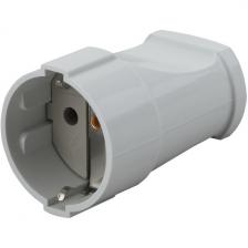 Розетка с заземлением (белый) ЭРА Rx2-W