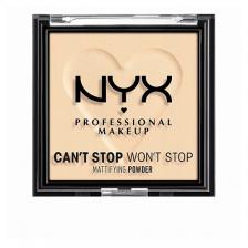 Пудра для лица NYX Professional Makeup NYX PROFESSIONAL MAKEUP Компактная матирующая пудра Can't Stop Won't Stop 6