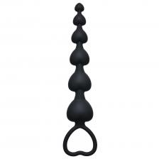 Анальная цепочка Heart's Beads Black 4101-03Lola