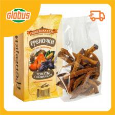 Гренки ржано-пшеничные Смак Вилладж Томат-базилик