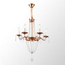 Подвесная хрустальная люстра Lussole Rains LSP-6002 подсвечник