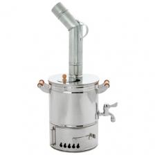 Самовар Алковар Турист 10 л серебристый 10 л 36 см 25 см