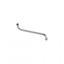 A7130S излив круглый S-образный металлический с аэратором, L=300 мм, D=18 мм хром сталь SUS201 крепление к корпусу смесителя: гайка 3/4' с резиновой прокладкой индивидуальная упаковка: целлофановый пакет с подвесом