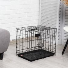 Клетка для собак 51x35x41 см, черная