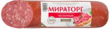 Колбаса Мираторг Чесночная полукопченая 375гс доставкой!
