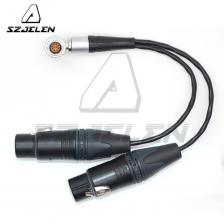 10-контактный разъем для видеорегистратора Atomos Shogun 1B, с двумя 3-контактными разъемами XLR и аудиовходами