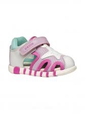 Босоножки, украшенные звездами Geox Kids, фиолетовый