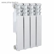 Радиатор Tropic 350x80 мм алюминиевый, 4 секции