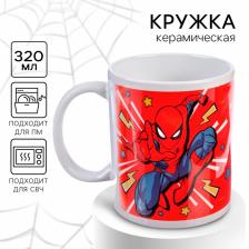 Кружка керамическая «Мой герой», 320 мл, Человек-паук