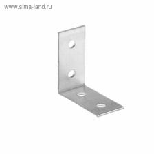 Уголок крепежный равносторонний ТУНДРА krep, 40x40x20x2 мм, в упаковке 200 шт.