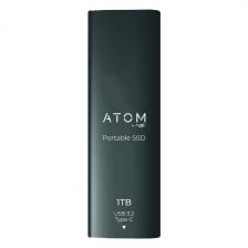 Внешний SSD накопитель Atom 1TB USB 3.2 Type-C Space Gray (AEXSSD1TSG)