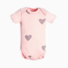 Боди для девочки «Крошка Я. Сердца», рост 68-74 см, розовое