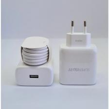 Сетевое зарядное устройство для Realme SUPER Dart с USB входом 65W в комплекте с кабелем 6,5a (без упаковки)