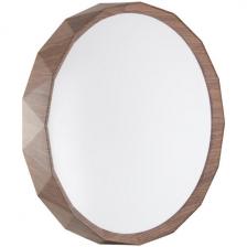 Настенно-потолочный светильник Sonex Zif Wood 7637/AL BASICA SN пластик/корич. под дер. LED 18Вт 4000K D295 IP43 ZIF