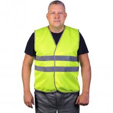 Жилет со светоотражающими элементам БЕРТА 1Э, лимонный, размер 52-54 916л-52-54