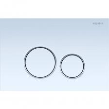 Панель смыва AQUATEK PNS-0000011 (005AQ) Белая ободок хром для INSP-0000001 Pneumo S (клавиши круглые) 00000144597