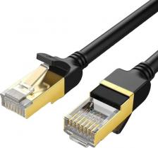 Кабель UGREEN NW107 (11273) Cat 7 F/FTP Lan Cable 10м черный 11273UG
