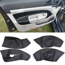 Чехол на подлокотник для двери автомобиля, салон автомобиля, защита для ручек из искусственной кожи, аксессуары, запчасти для Skoda Octavia A5 2007-2014