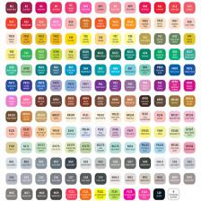 Маркеры для рисования 168 цветов 20 мл