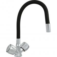 Это двухвентильный (или двухрычажный) механизм. Поворотом одного вентиля запускается теплая вода, а открытием другого – холодная. Регулирование двух рычагов позволяет легко настроить необходимый напор воды и ее температурный показатель.