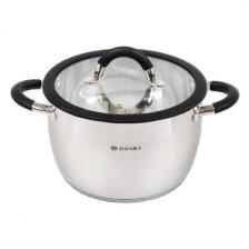 Кастрюля с крышкой Daniks "Орландо", 5 л (GS-01435-22CA)