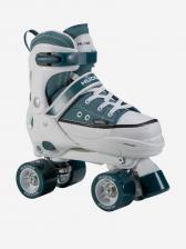 Раздвижные ролики-квады HUDORA Roller Skates, космический серый, Серый
