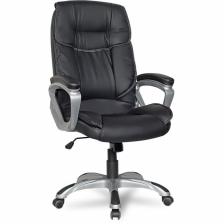 Кресло для руководителя College CLG-615 LXH Black, экокожа, цвет черный