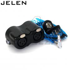 Переходник с 5 контактов на двойной XLR для DSMC3, цвет красный, черный, ARRI мини-аудиокабель 00B