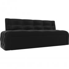 Мягкий прямой диван Люксор станет оригинальным дополнением кухни. Дизайн выглядит эффектно за счет объемных квадратов с мягкой спинкой. Изделие функционально, раскладывается в кровать. Изделие устойчиво стоит на ножках из прочного пластика.