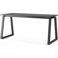 Стол офисный Kobor TR-140/70 black/wood 213797