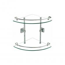 Угловая стеклянная двойная полка Savol S-095322 23164