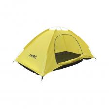 Палатка WMC TOOLS для туризма и отдыха на природе выполнена из водоустойчивого материала (ткань: полиэстер), рассчитана на одновременное размещение до двух человек. Для изготовления дна палатки используется оксфорд – прочная и износостойкая ткань. Форма палатки – полусфера, является наиболее оптимальной с точки зрения ветроустойчивости. Большая летняя палатка максимально проста в установке, имеет небольшой вес и высокую степень надежности. Подходит для пеших походов, может использоваться как палатка пляжная или как шатер для отдыха. Вход в палатку продублирован москитной сеткой. Внутри походного укрытия есть крючок для подвешивания фонаря для освещения палатки в темное время суток. Каркасные дуги для палатки изготовлены из стекловолоконного стержня - прочного, гибкого материала, устойчивого к коррозиям. Материал внешнего тента полиэстер 170Т. Материал дна оксфорд 210D с большой влагозащитой. На противомоскитной сетке и водоотталкивающем материале установлены застежки молнии. Водонепроницаемая ткань и пропитка на покрытие, хорошая защита от влаги и ветра - идеальный вариант для путешествия или кемпинга. В сложенном виде она достаточно маленькая и не занимает много места в багажнике, легко разбирается и транспортируется в чехле. В комплект походной палатки входит всё необходимое для её установки, 4 металлических колышка и сумка для хранения.