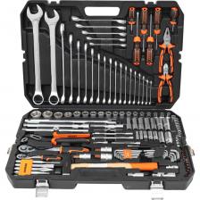 Набор инструмента Gigant 1/2 и 1/4 дюйма с 6-гранными головками, 128 предметов GAS-128