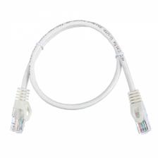 Патч-корды медные Кабель ACD Патч-корд ACD-LPU5C-5DW |ACD-LPU5C-5DW| Cat5e UTP 24AWG 4Pair, 7/0.18мм CU Белый, 0.5м (741722)