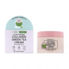 BONNYHILL Крем для лица укрепляющий с коллагеном и экстрактом зеленого чая 100