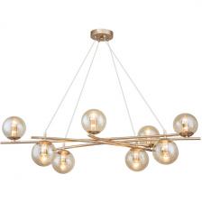 Подвесная люстра 1119/8S E14*40W Escada Balance Gold (плафоны шарики)