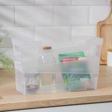 Контейнер для хранения Tule, 7 л, 33.8x13x20.1 см, цвет прозрачный