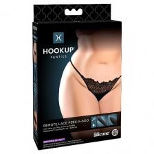 Стимулятор PIPEDREAM Необычные трусики Hookup Panties Remote Lace Peek-a-Boo - Fits Size XL-XXL