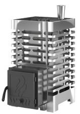 Дровяная печь 15 кВт ASTON 16 INOX