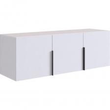 Трехдверная антресоль ИП Щербаков А.Н. L1200 Баско (белое дерево) 173775.2552