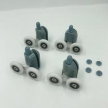 Роликовые направляющие для двойной душевой двери 4/8 шт.