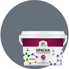 Краска MALARE Евро 20 для стен, потолков и обоев, мокрый асфальт, 1 л, 1,3 кг 2022055981002
