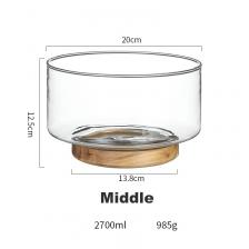 Деревянная ваза для фруктов Jacffur