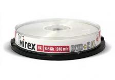 Диск DVD+R Mirex 8.5 Gb, 8x, Cake Box (10), Dual Layer (10/300) UL130062A8L