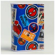 Копилка для денег, монет, купюр "Spider-man", Человек-паук 4,8 см х 7,8 см х 10,8 см