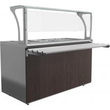 Объем заливаемой воды: 15 литров. Рабочая температура воздуха в ванне не более 85 ° С. Время разогрева до рабочей температуры не более 30 минут. Количество терморегуляторов: 1шт. Три ПЭН-а. Вместимость 4 GN1/1: в комплекте 2 шт. GN1/1x150, 2 шт. GN1/2x150, 3 шт. GN1/3x150.